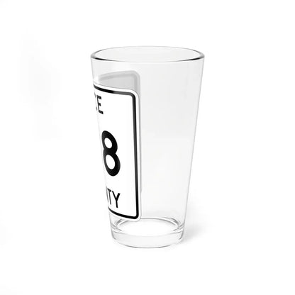 Michigan 418 Luce County (Michigan) (Road Sign) Pint Glass 16oz - Go Mug Yourself