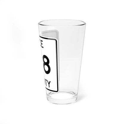 Michigan 418 Luce County (Michigan) (Road Sign) Pint Glss 16oz - Go Mug Yourself