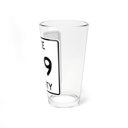 Michigan 419 Luce County (Michigan) (Road Sign) Pint Glass 16oz - Go Mug Yourself
