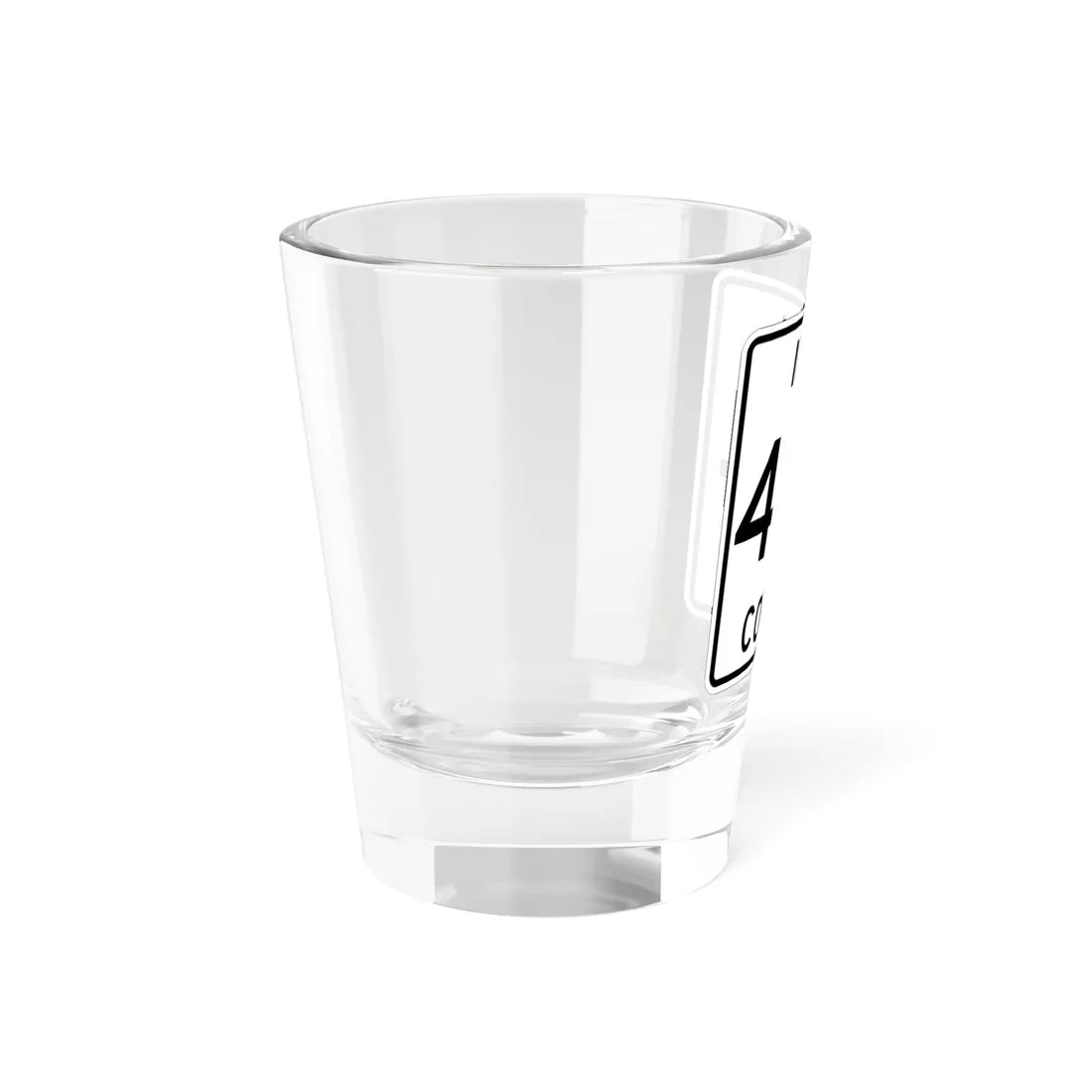 Michigan 424 Iron County (Michigan) (Road Sign) Shot Glass 1.5oz - Go Mug Yourself