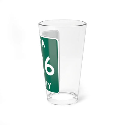 Michigan 426 Delta County (Michigan) (Road Sign) Pint Glass 16oz - Go Mug Yourself