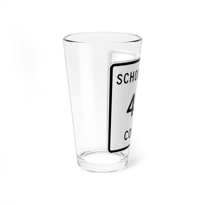 Michigan 434 Schoolcraft County (Michigan) (Road Sign) Pint Glass 16oz - Go Mug Yourself