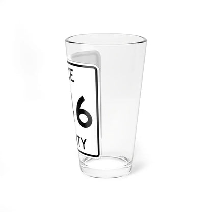 Michigan 446 Luce County (Michigan) (Road Sign) Pint Glss 16oz - Go Mug Yourself