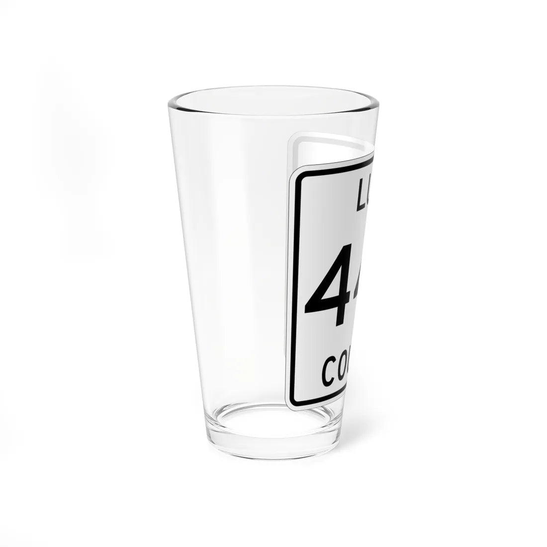 Michigan 447 Luce County (Michigan) (Road Sign) Pint Glss 16oz - Go Mug Yourself