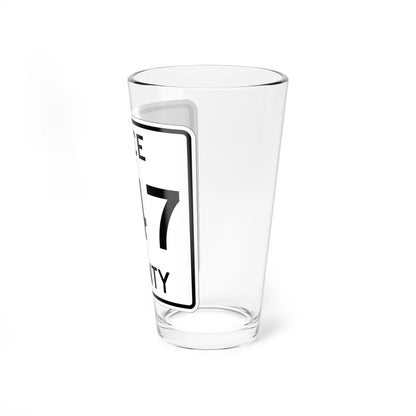 Michigan 447 Luce County (Michigan) (Road Sign) Pint Glss 16oz - Go Mug Yourself