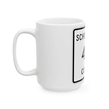 Michigan 449 Schoolcraft County (Michigan) (Road Sign) White Coffee Mug - Go Mug Yourself