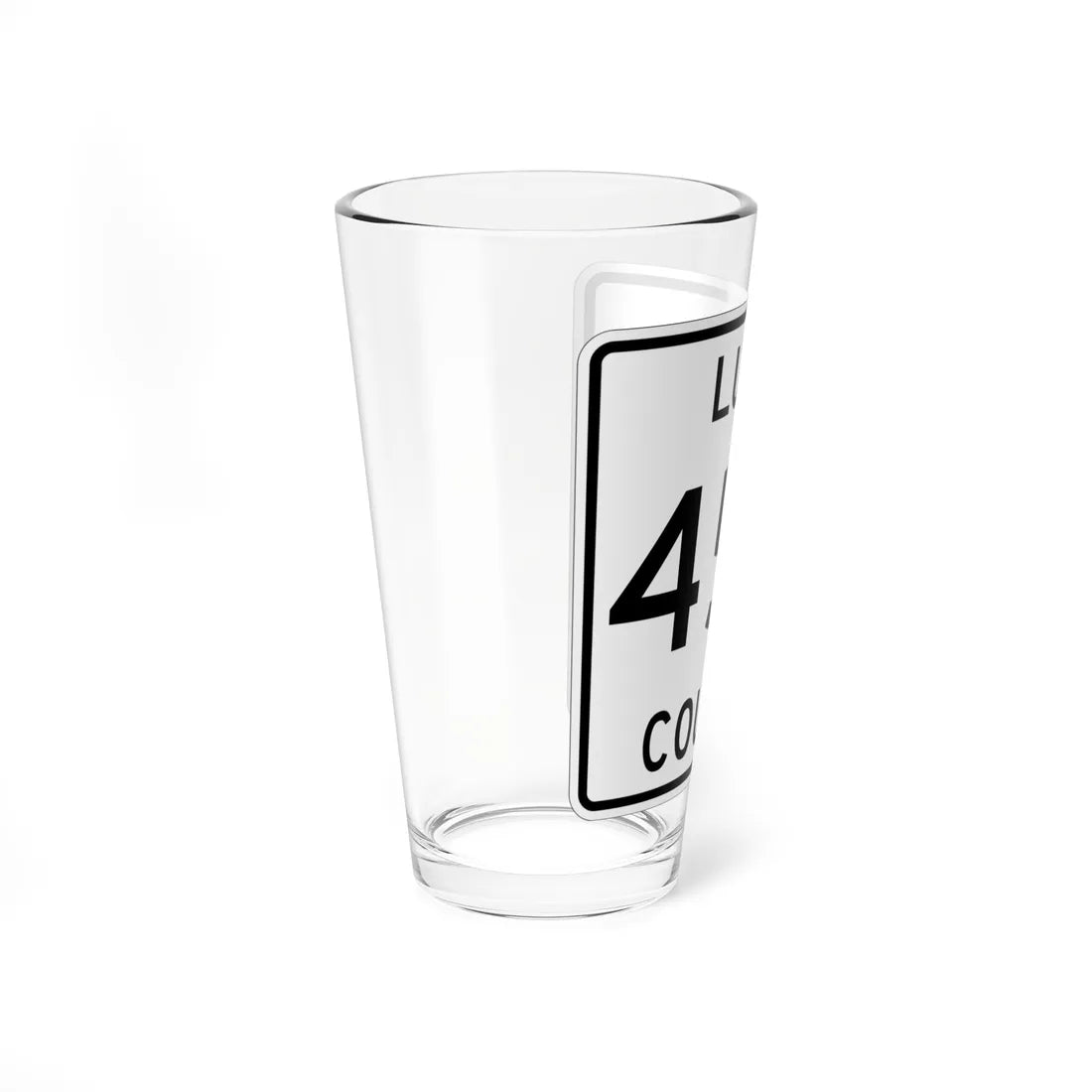 Michigan 457 Luce County (Michigan) (Road Sign) Pint Glss 16oz - Go Mug Yourself