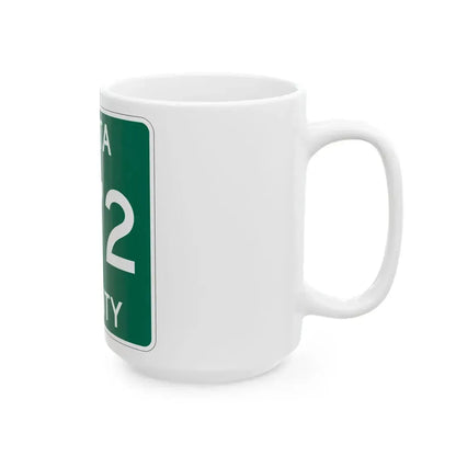 Michigan 472 Delta County (Michigan) (Road Sign) White Coffee Mug - Go Mug Yourself