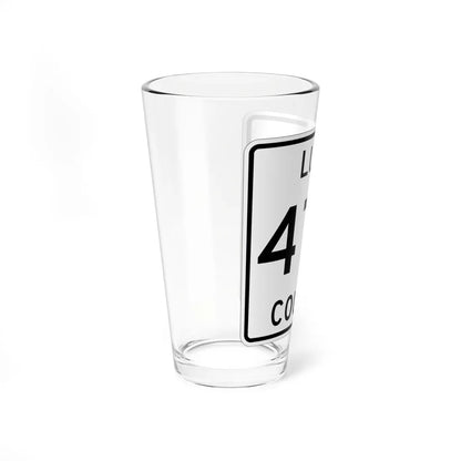 Michigan 473 Luce County (Michigan) (Road Sign) Pint Glass 16oz - Go Mug Yourself