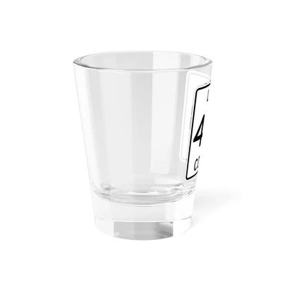 Michigan 473 Luce County (Michigan) (Road Sign) Shot Glass 1.5oz - Go Mug Yourself