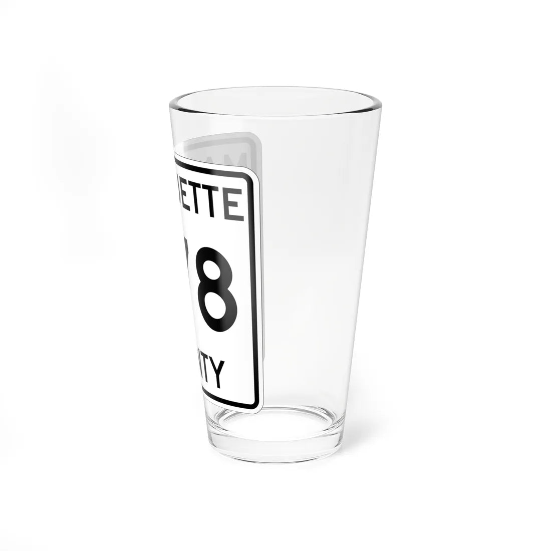 Michigan 478 Marquette County (Michigan) (Road Sign) Pint Glss 16oz - Go Mug Yourself