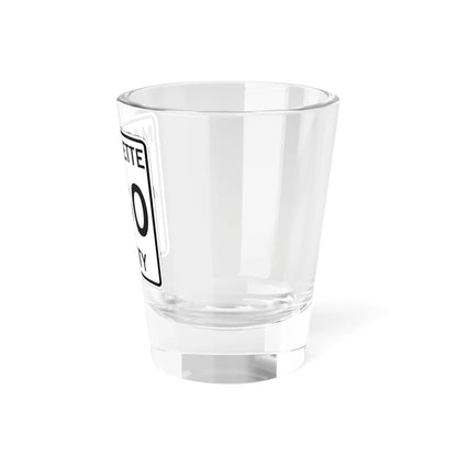 Michigan 480 Marquette County (Michigan) (Road Sign) Shot Glass 1.5oz - Go Mug Yourself