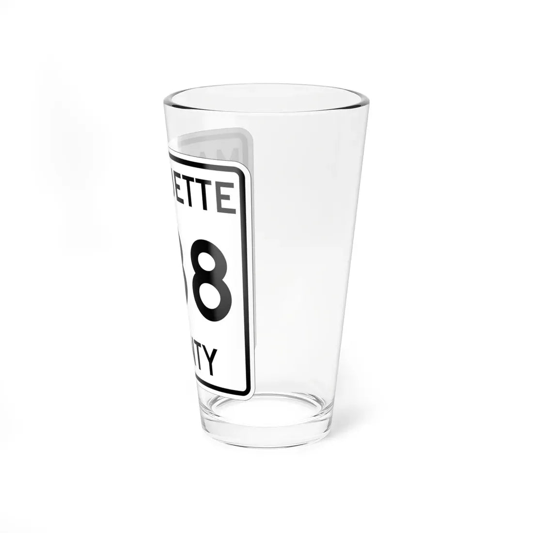 Michigan 488 Marquette County (Michigan) (Road Sign) Pint Glass 16oz - Go Mug Yourself