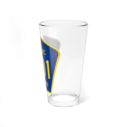 Michigan 501 Gogebic County (Michigan) (Road Sign) Pint Glass 16oz - Go Mug Yourself