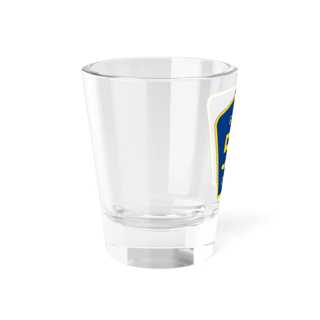 Michigan 501 Gogebic County (Michigan) (Road Sign) Shot Glass 1.5oz - Go Mug Yourself
