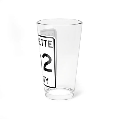 Michigan 502 Marquette County (Michigan) (Road Sign) Pint Glss 16oz - Go Mug Yourself