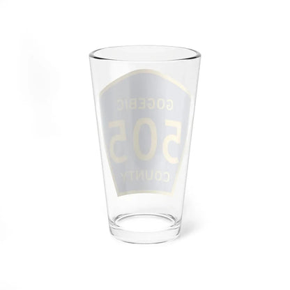 Michigan 505 Gogebic County (Michigan) (Road Sign) Pint Glass 16oz - Go Mug Yourself