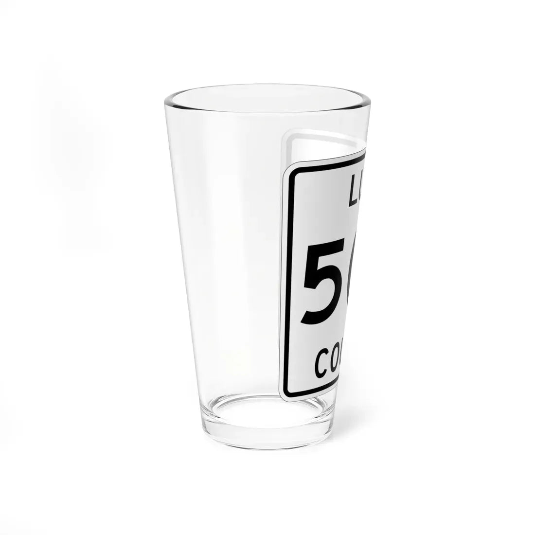 Michigan 505 Luce County (Michigan) (Road Sign) Pint Glass 16oz - Go Mug Yourself