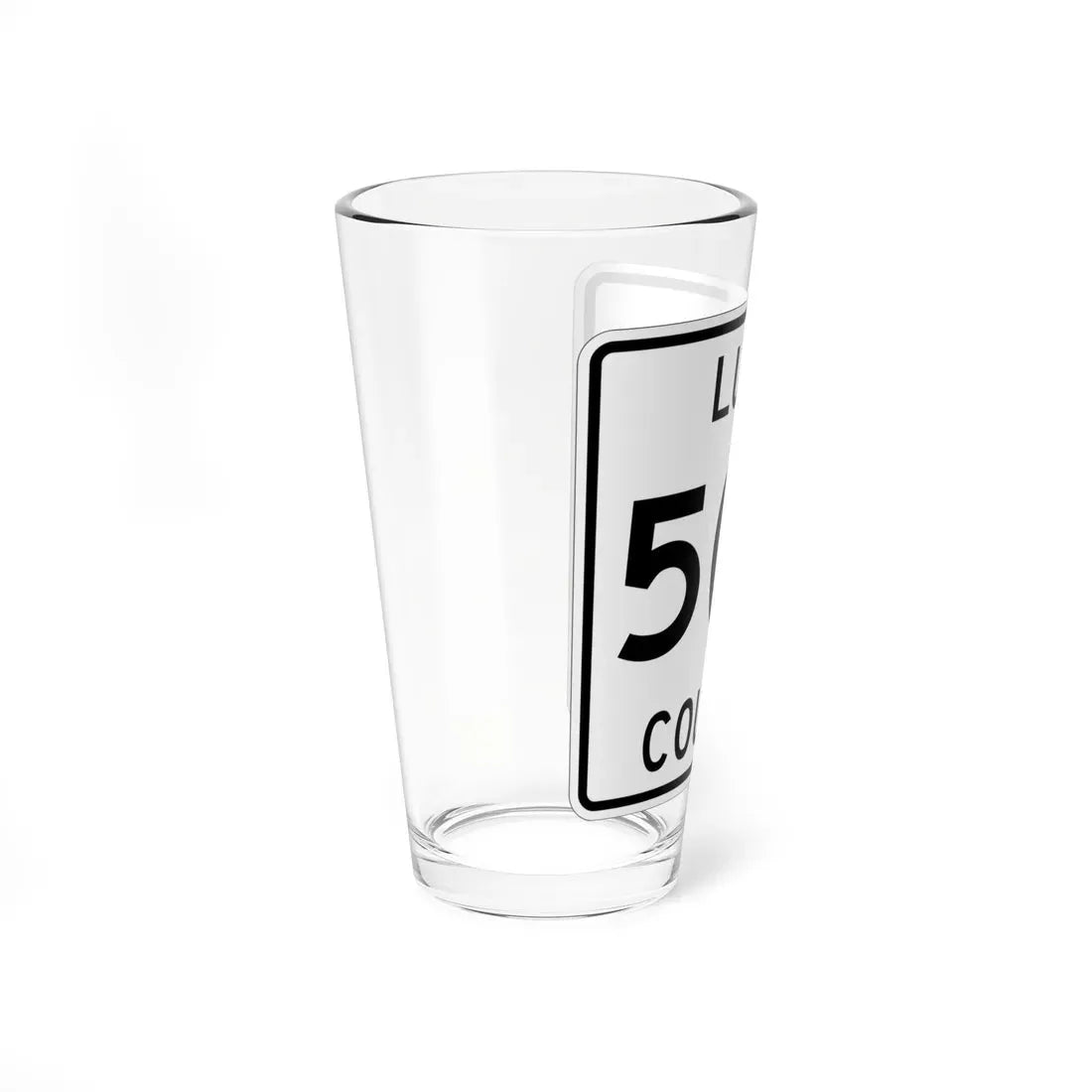 Michigan 507 Luce County (Michigan) (Road Sign) Pint Glass 16oz - Go Mug Yourself