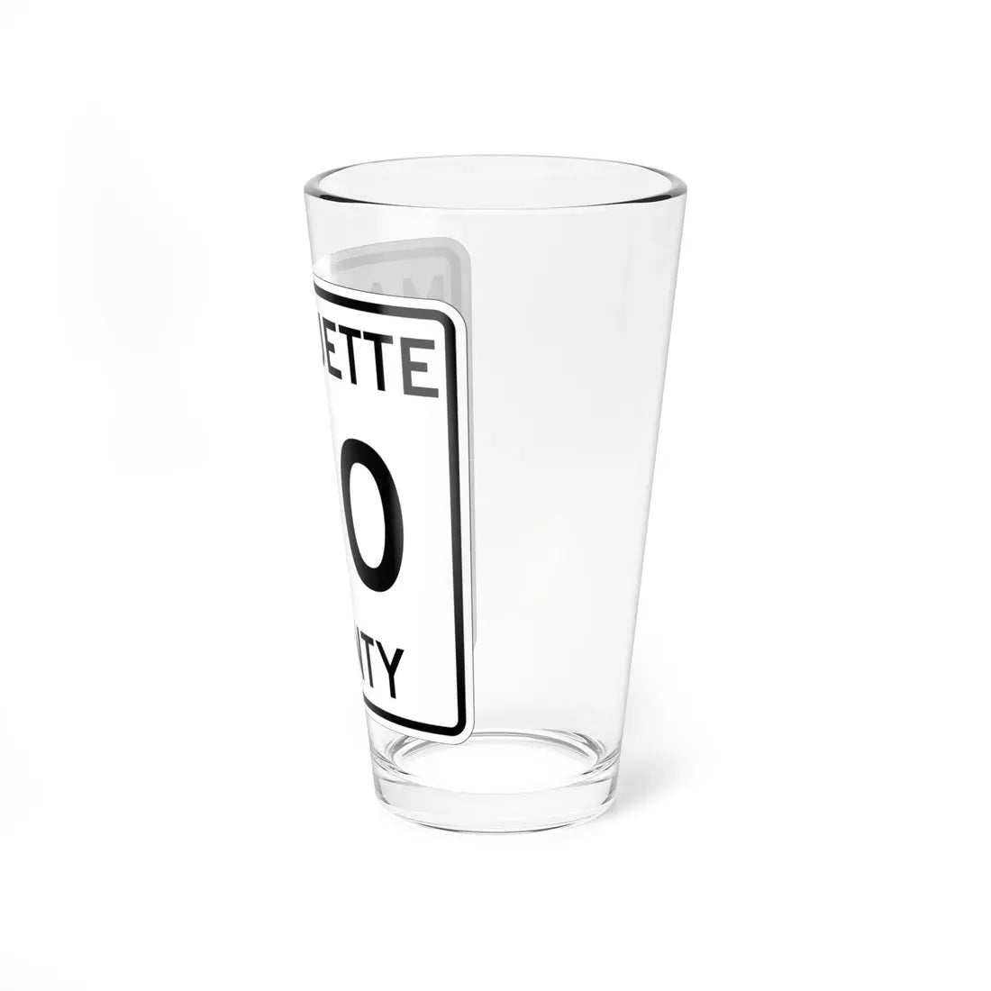 Michigan 510 Marquette County (Michigan) (Road Sign) Pint Glass 16oz - Go Mug Yourself