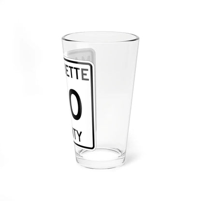 Michigan 510 Marquette County (Michigan) (Road Sign) Pint Glss 16oz - Go Mug Yourself