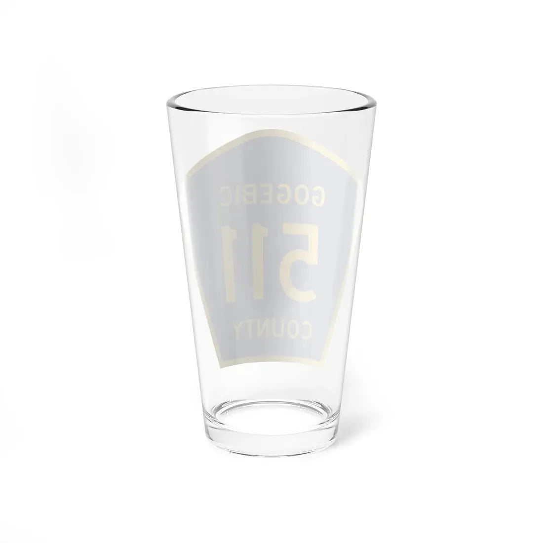 Michigan 511 Gogebic County (Michigan) (Road Sign) Pint Glass 16oz - Go Mug Yourself