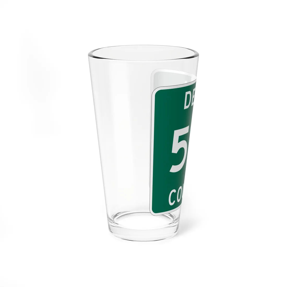 Michigan 513 Delta County (Michigan) (Road Sign) Pint Glss 16oz - Go Mug Yourself