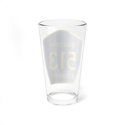 Michigan 513 Gogebic County (Michigan) (Road Sign) Pint Glass 16oz - Go Mug Yourself
