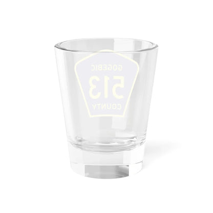 Michigan 513 Gogebic County (Michigan) (Road Sign) Shot Glass 1.5oz - Go Mug Yourself