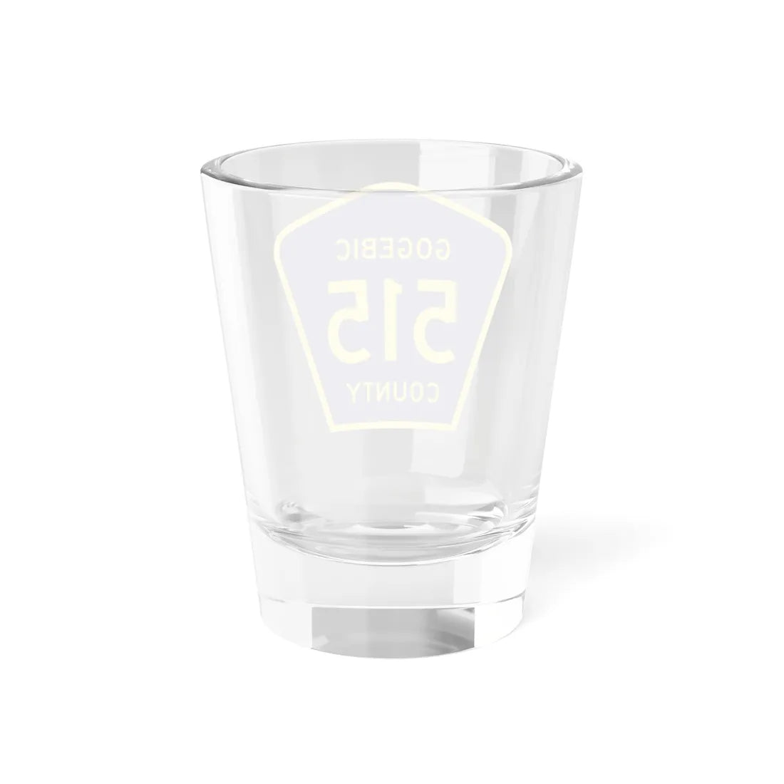Michigan 515 Gogebic County (Michigan) (Road Sign) Shot Glass 1.5oz - Go Mug Yourself
