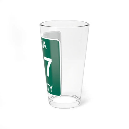 Michigan 517 Delta County (Michigan) (Road Sign) Pint Glass 16oz - Go Mug Yourself