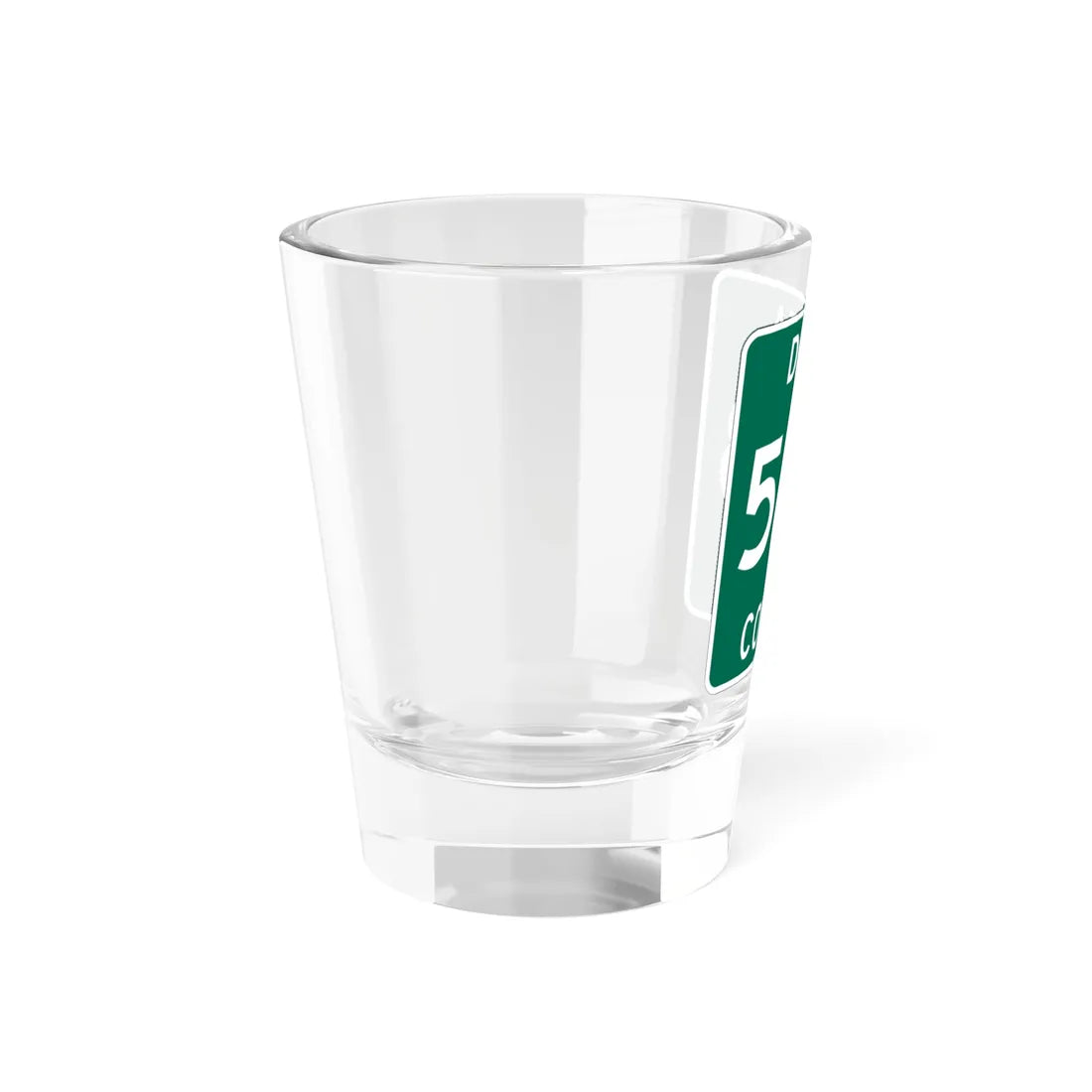 Michigan 523 Delta County (Michigan) (Road Sign) Shot Glass 1.5oz - Go Mug Yourself