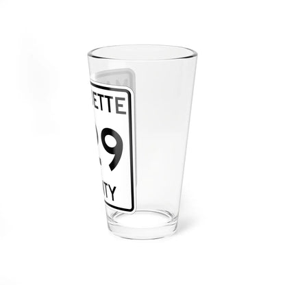 Michigan 529 Marquette County (Michigan) (Road Sign) Pint Glss 16oz - Go Mug Yourself