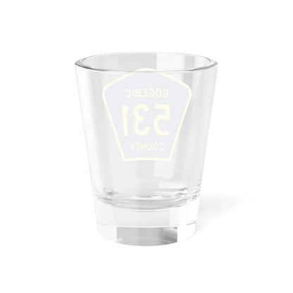 Michigan 531 Gogebic County (Michigan) (Road Sign) Shot Glass 1.5oz - Go Mug Yourself