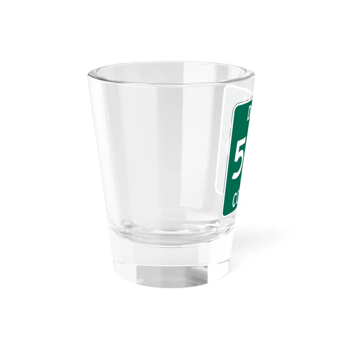 Michigan 535 Delta County (Michigan) (Road Sign) Shot Glass 1.5oz - Go Mug Yourself