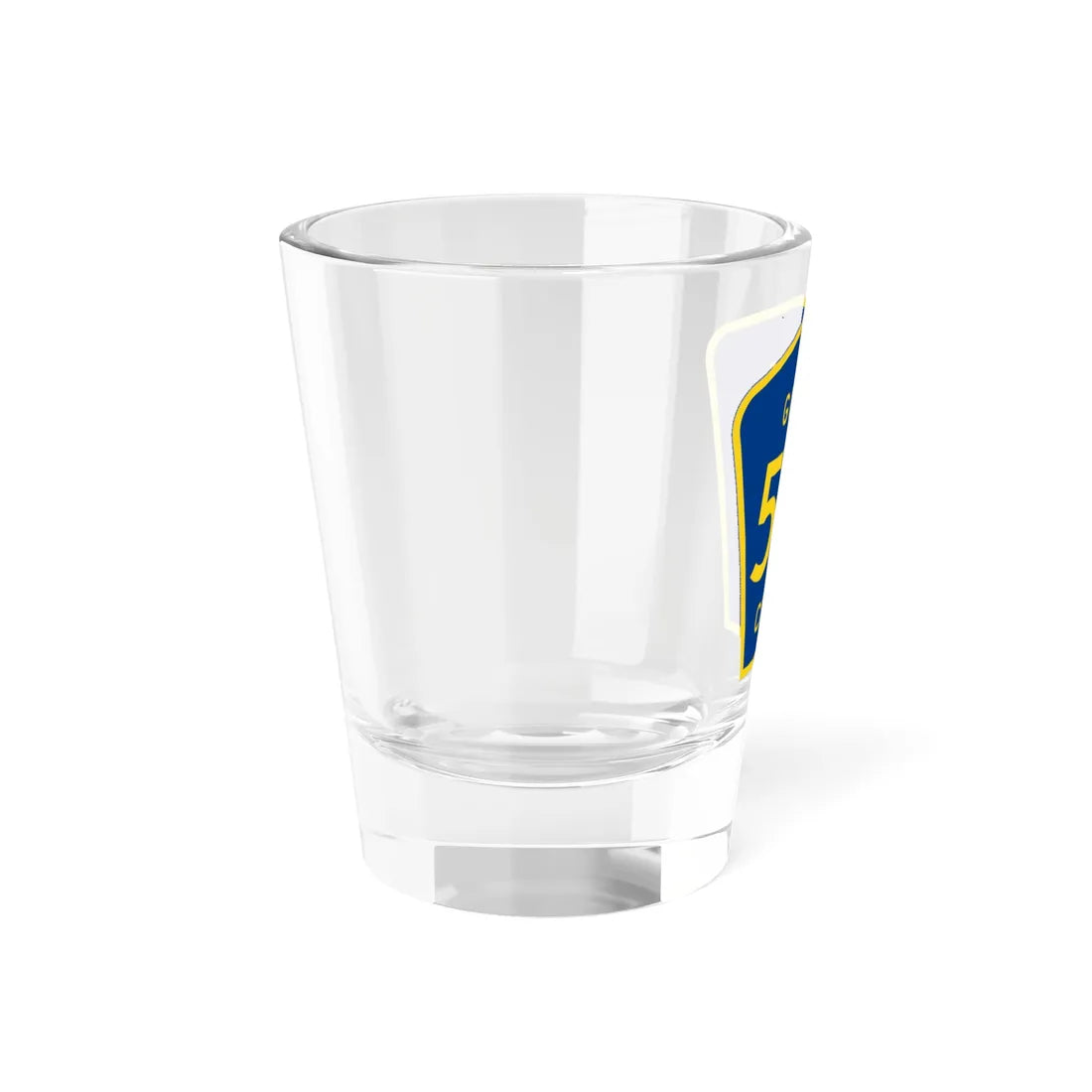 Michigan 539 Gogebic County (Michigan) (Road Sign) Shot Glass 1.5oz - Go Mug Yourself
