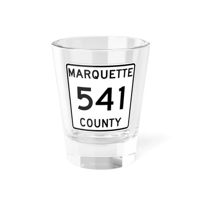 Michigan 541 Marquette County (Michigan) (Road Sign) Shot Glass 1.5oz 1.5oz - Go Mug Yourself