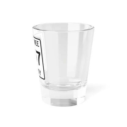 Michigan 557 Menominee County (Michigan) (Road Sign) Shot Glass 1.5oz - Go Mug Yourself