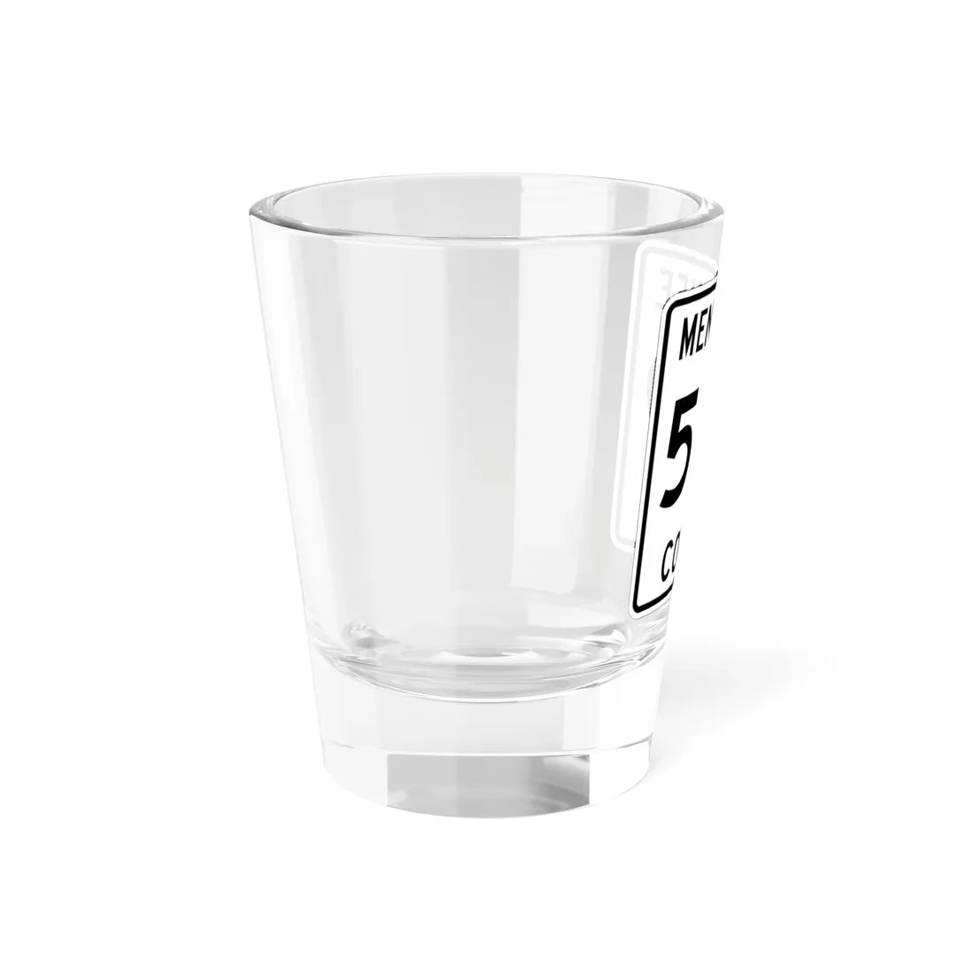 Michigan 579 Menominee County (Michigan) (Road Sign) Shot Glass 1.5oz - Go Mug Yourself