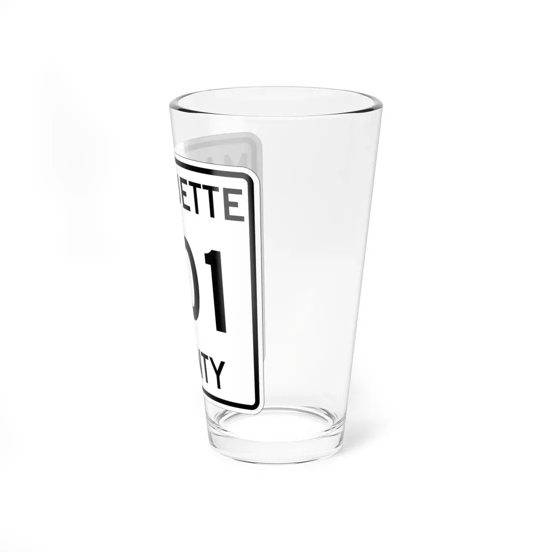 Michigan 601 Marquette County (Michigan) (Road Sign) Pint Glass 16oz - Go Mug Yourself