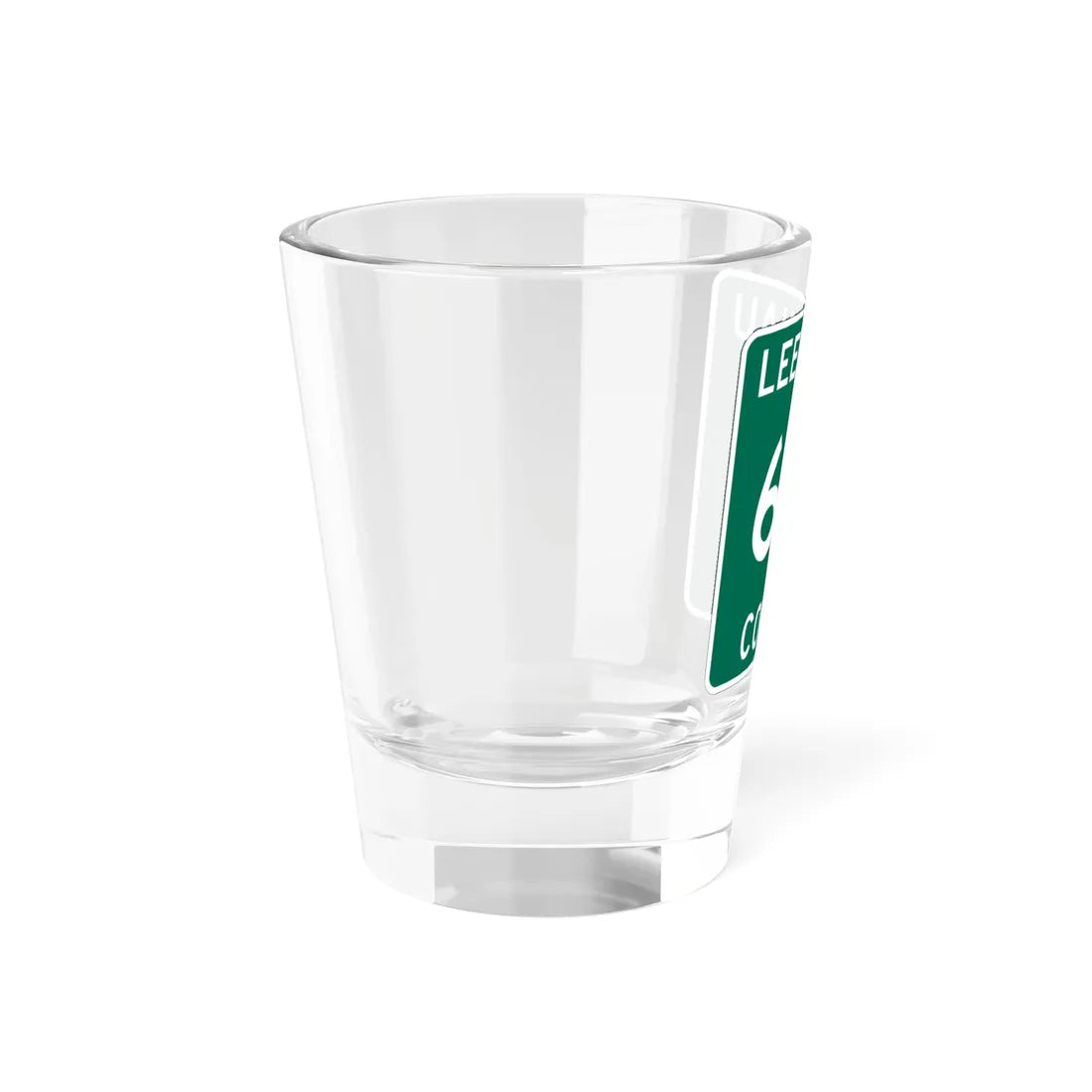 Michigan 614 Leelanau County (Michigan) (Road Sign) Shot Glass 1.5oz - Go Mug Yourself