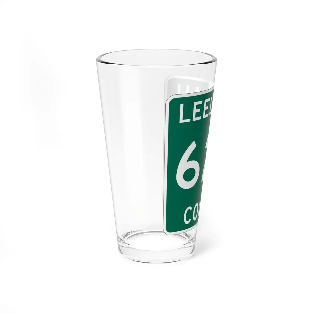 Michigan 620 Leelanau County (Michigan) (Road Sign) Pint Glss 16oz - Go Mug Yourself