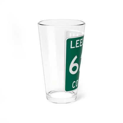 Michigan 620 Leelanau County (Michigan) (Road Sign) Pint Glss 16oz - Go Mug Yourself