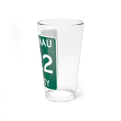 Michigan 622 Leelanau County (Michigan) (Road Sign) Pint Glass 16oz - Go Mug Yourself