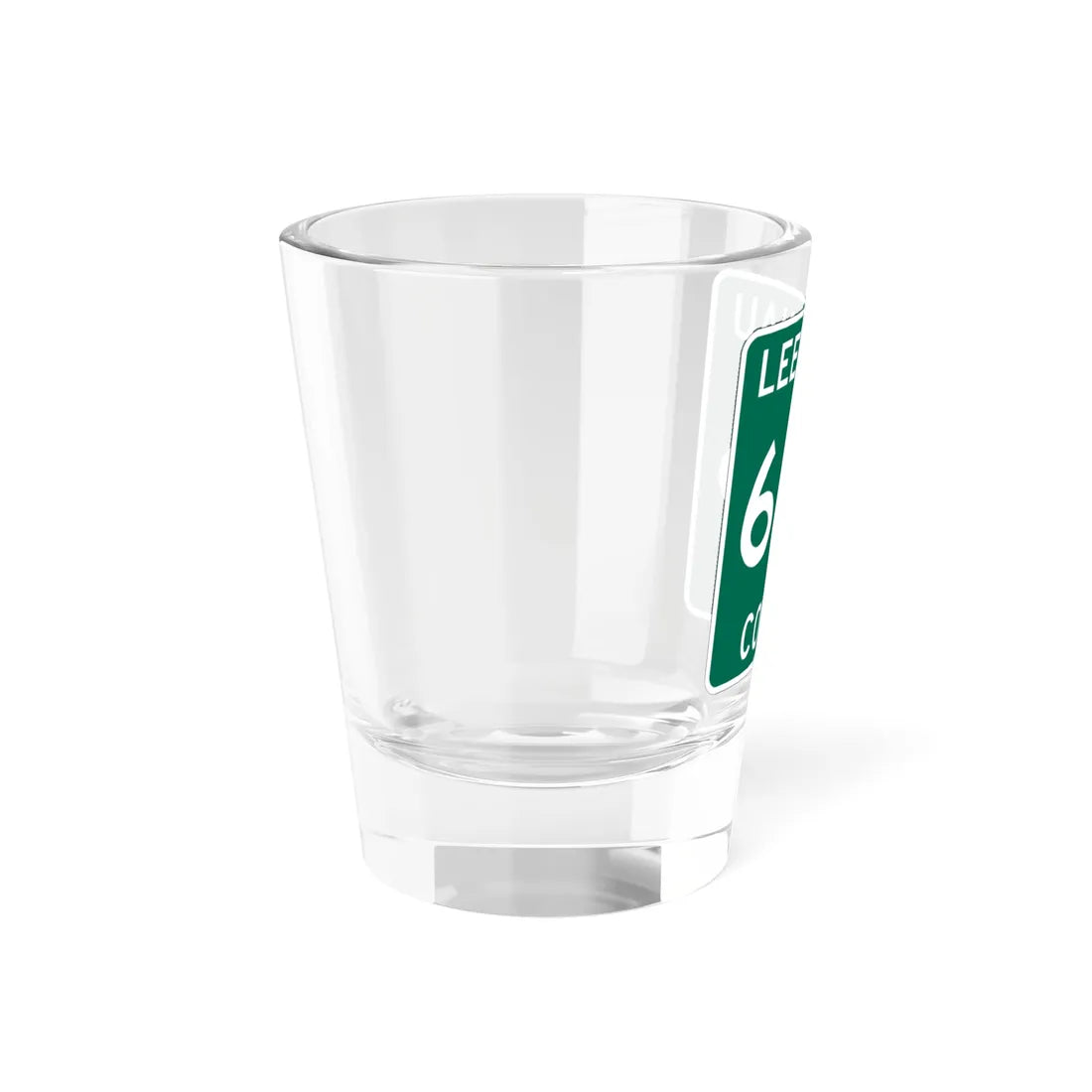Michigan 626 Leelanau County (Michigan) (Road Sign) Shot Glass 1.5oz - Go Mug Yourself
