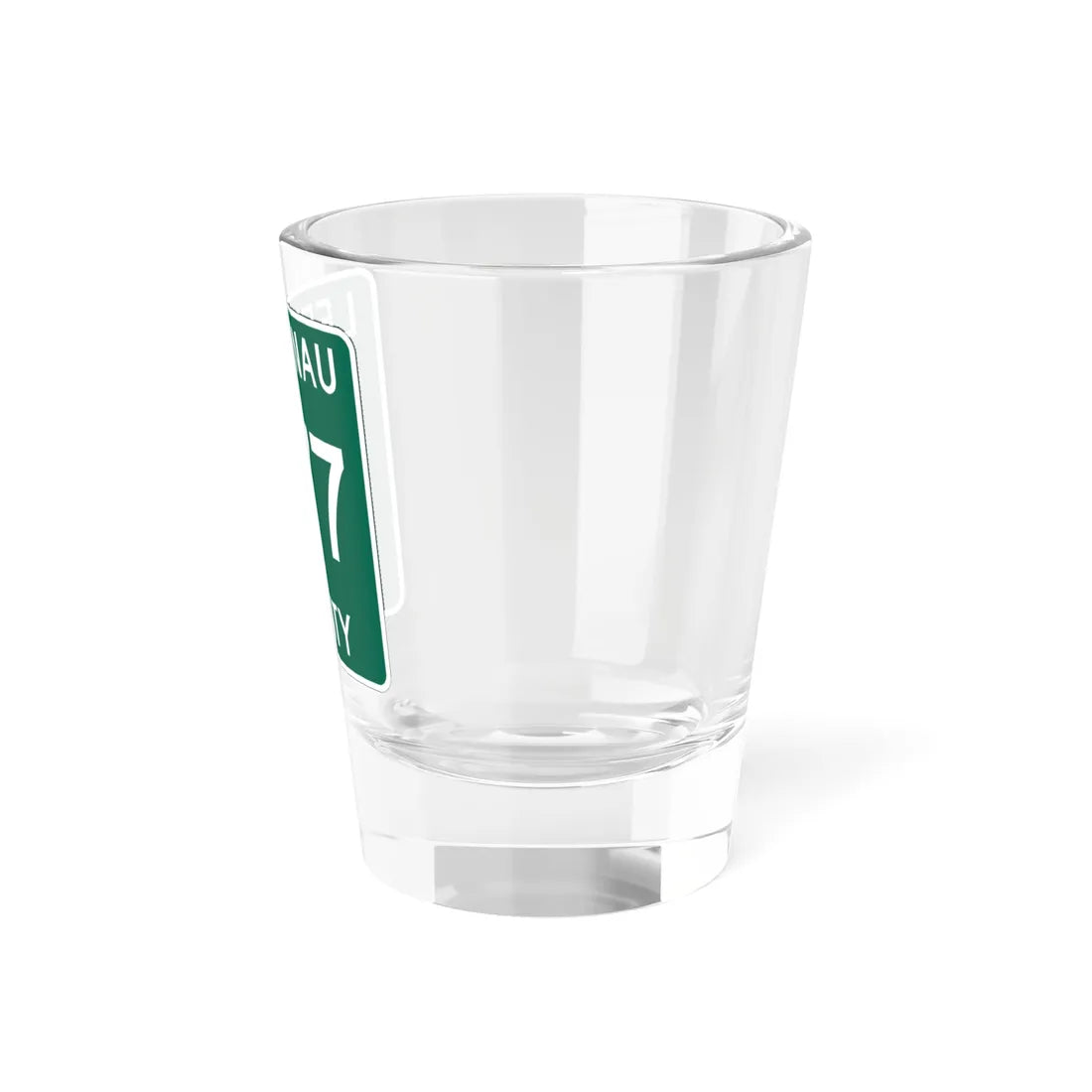 Michigan 677 Leelanau County (Michigan) (Road Sign) Shot Glass 1.5oz - Go Mug Yourself