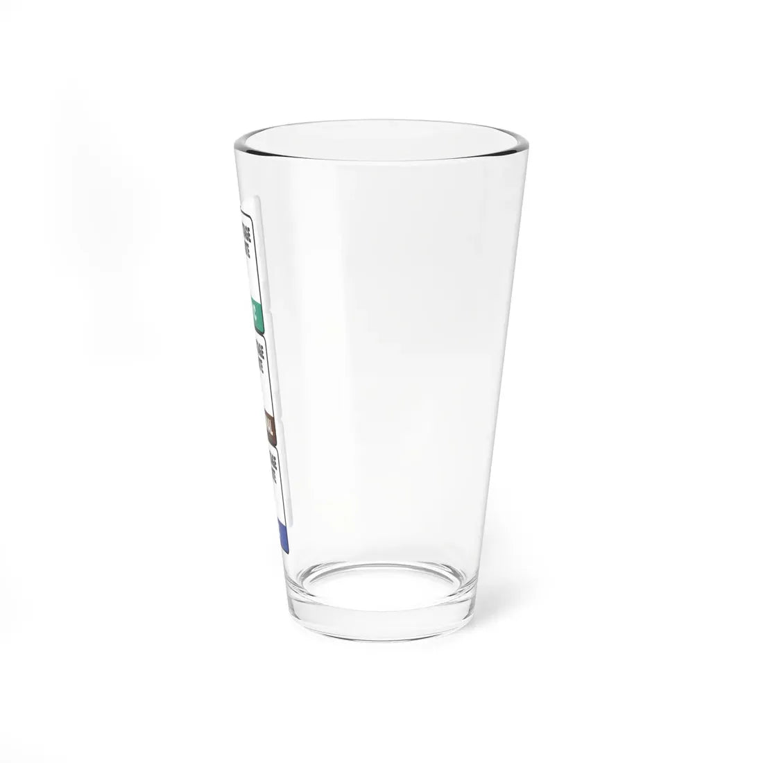 Michigan Heritage Routes stacked (Michigan) (Road Sign) Pint Glass 16oz - Go Mug Yourself