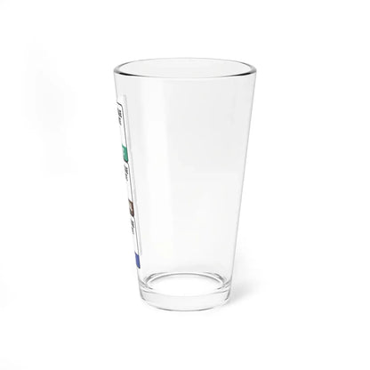 Michigan Heritage Routes stacked (Michigan) (Road Sign) Pint Glass 16oz - Go Mug Yourself