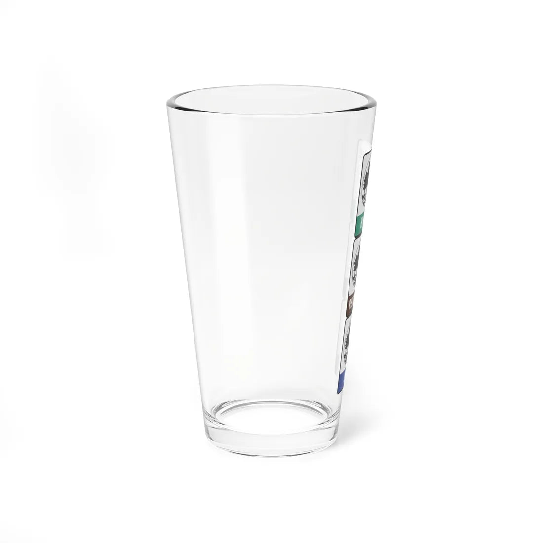 Michigan Heritage Routes stacked (Michigan) (Road Sign) Pint Glss 16oz - Go Mug Yourself