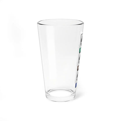 Michigan Heritage Routes stacked (Michigan) (Road Sign) Pint Glss 16oz - Go Mug Yourself